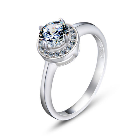 Fashionable Classic Forever Love Full Diamonds Women's Rings